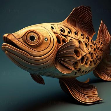 3D model Pecilia fish (STL)